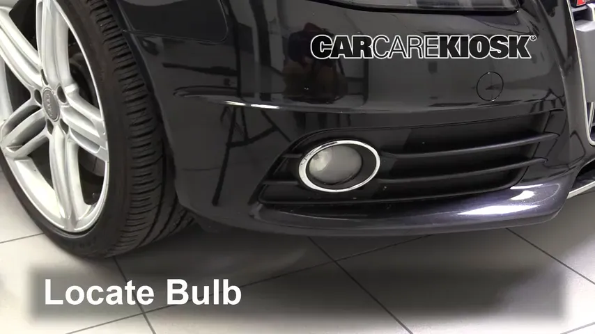 2011 Audi S4 3.0L V6 Supercharged Lights Fog Light (replace bulb)